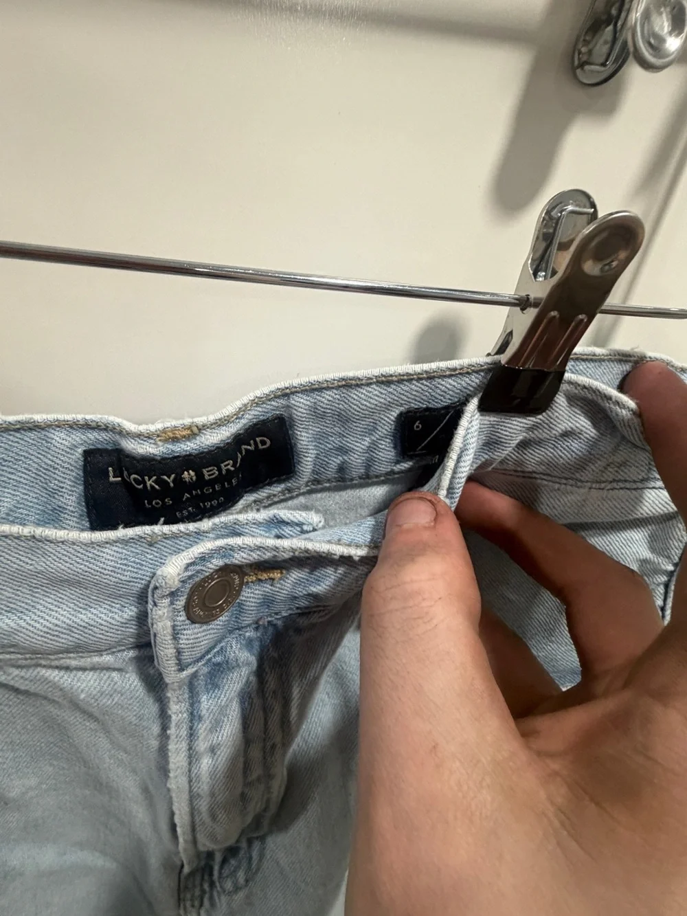 Lucky Brand Pale light wash Blue High-Rise Denim Jeans